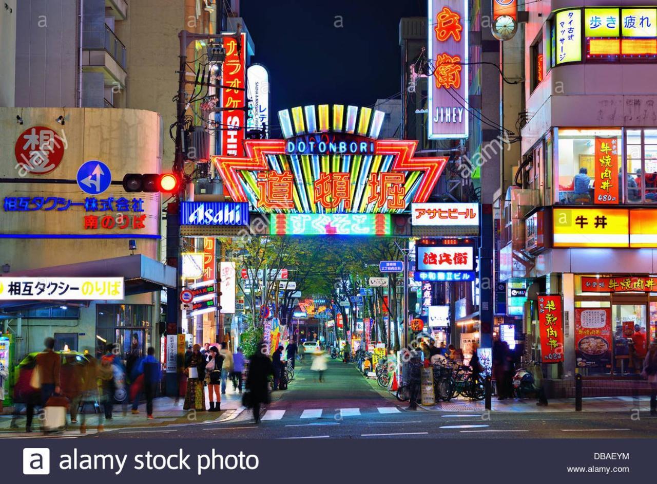 Airbnb Licensed Namba Dotonbori 1Min Max 6Pax โอซาก้า ภายนอก รูปภาพ